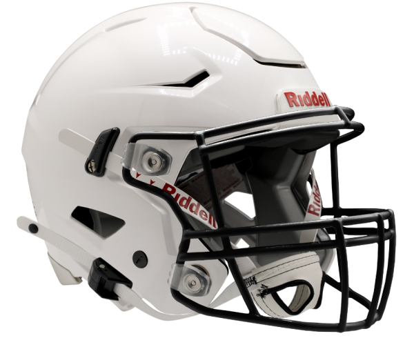 Riddell Speed Flex Youth Football Helmet White w/ Black Face Mask