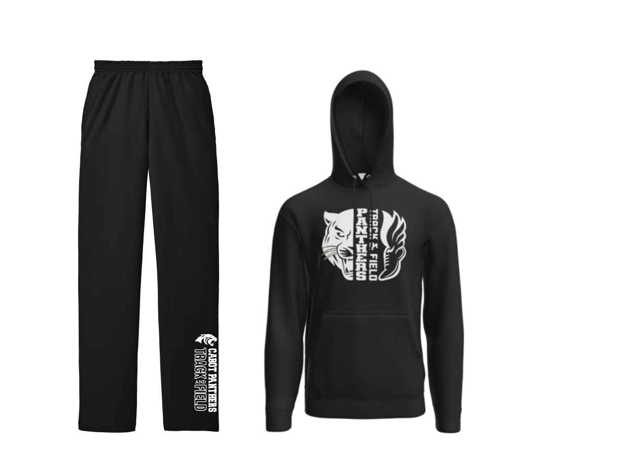 Cabot Junior High North Fleece Track Hoodie and Pant Combo