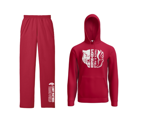 Cabot Junior High South C2 Fleece Track Hoodie and Pant Combo
