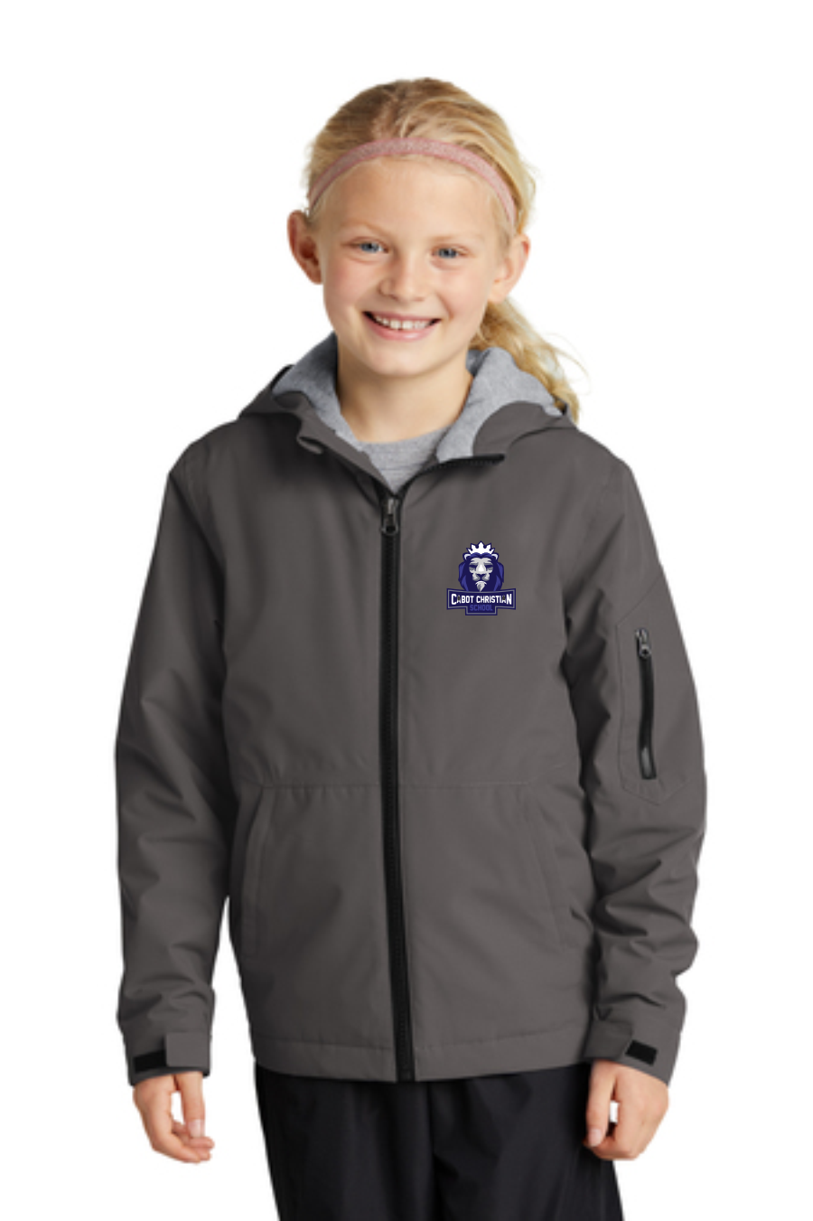 Sport-Tek® Youth Waterproof Insulated Jacket with CCS Logo