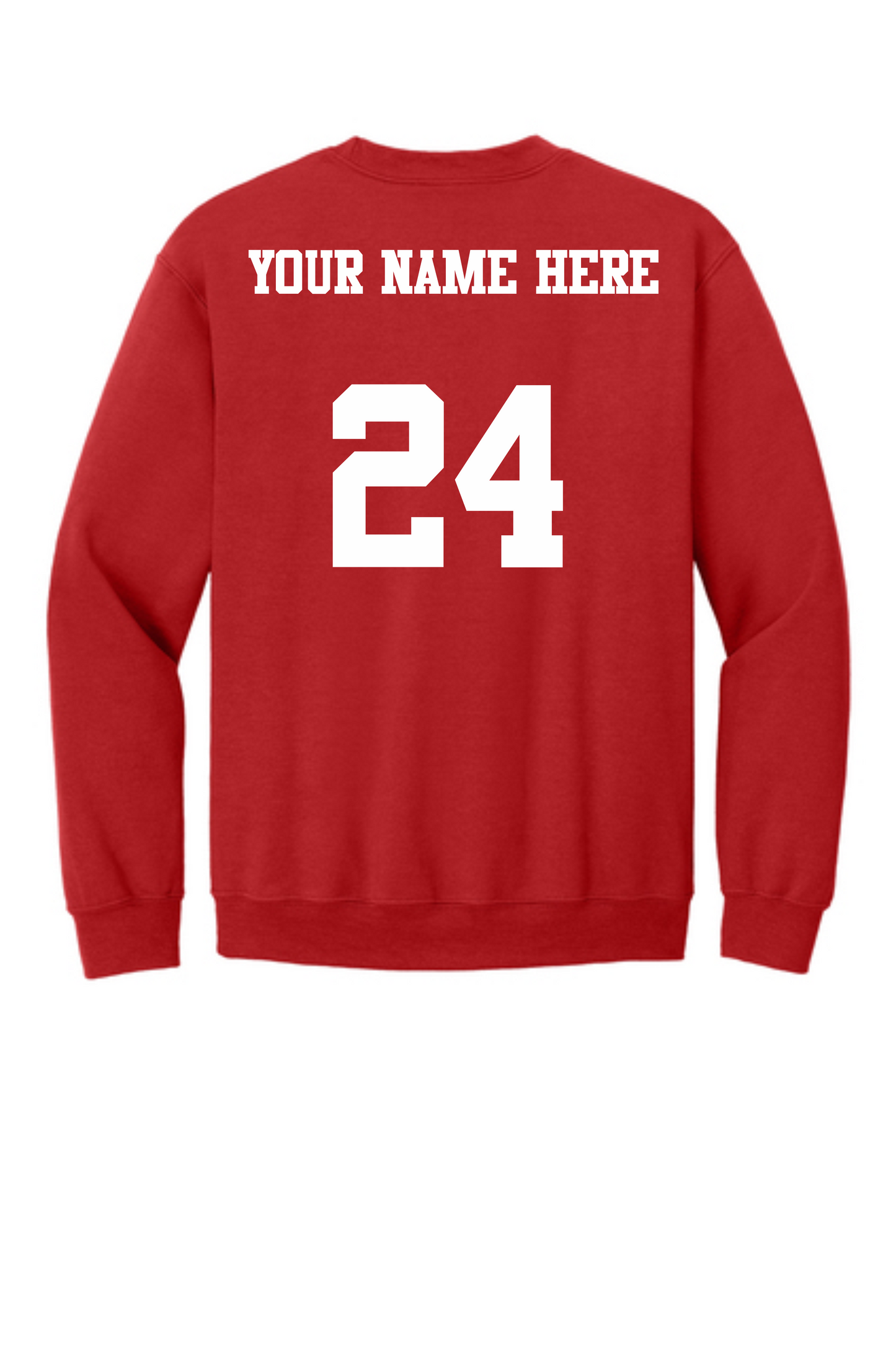 Add Number and/or Name to Back of Shirt