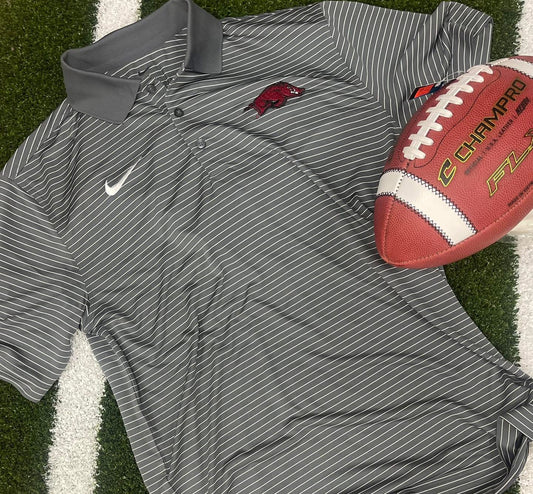 Nike Razorback Stadium Stripe Polo