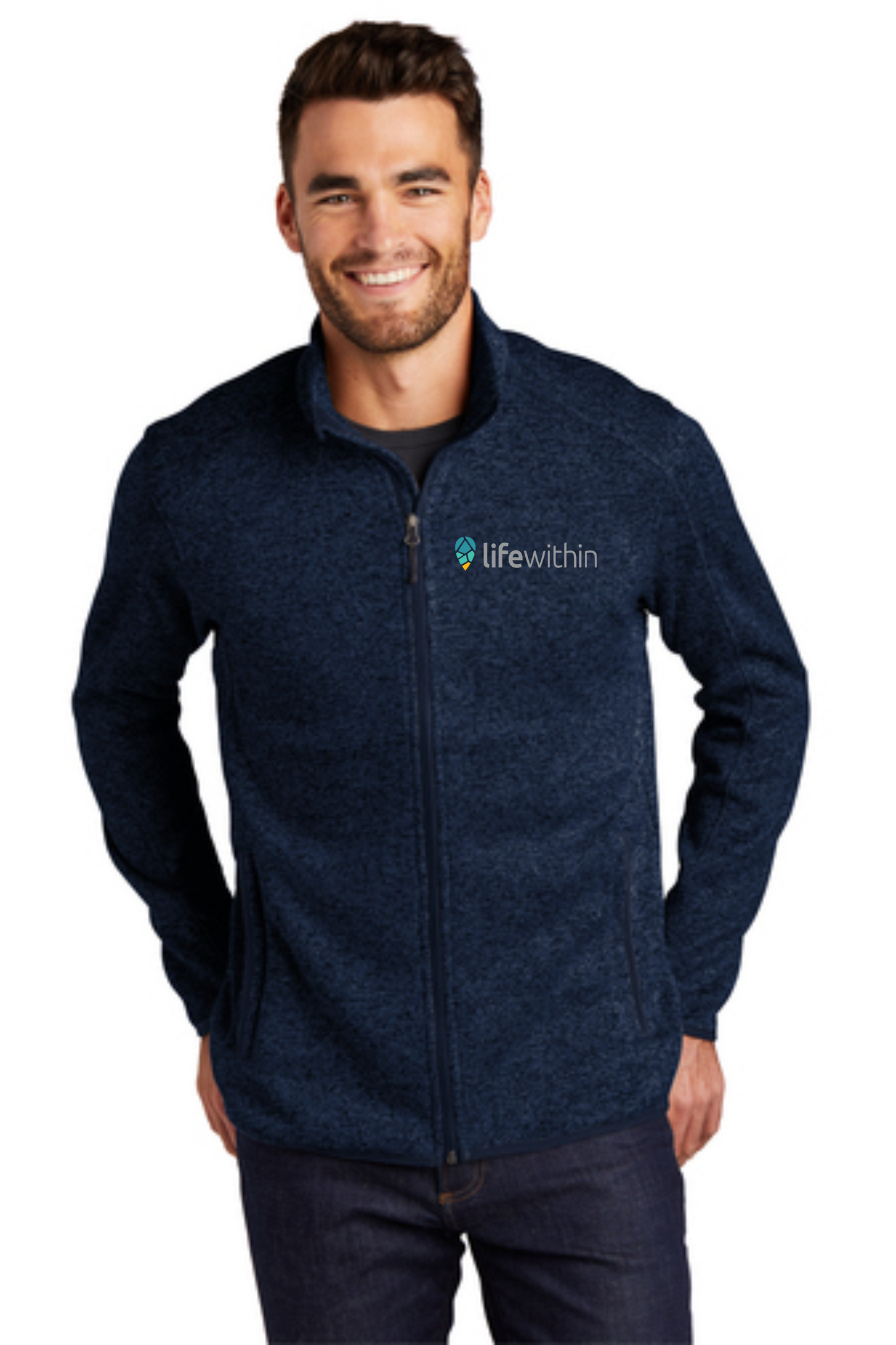 Port Authority® Men's Sweater Fleece Jacket