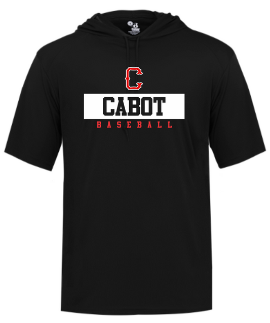 Badger 100% Short Sleeve Hooded Tee Shirt
