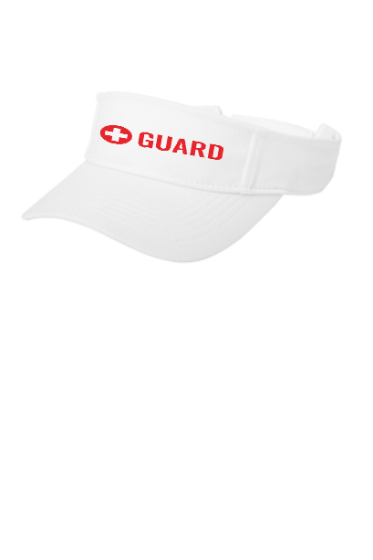 White Sport-Tek® PosiCharge® RacerMesh® Visor