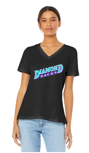 Diamond Backs BELLA+CANVAS ® Women’s Relaxed Jersey Short Sleeve V-Neck Tee