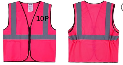 Panther Pit Pink Construction Vest