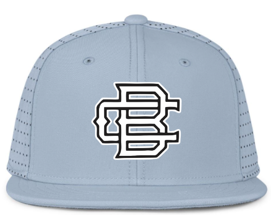 Crashouts Blue Fitted Hat