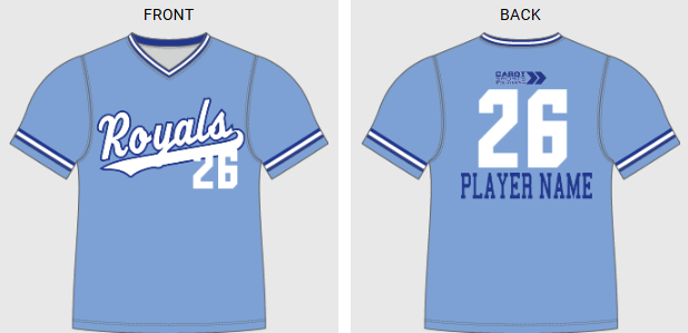 Cabot Sports Baseball Player/Fan Jersey