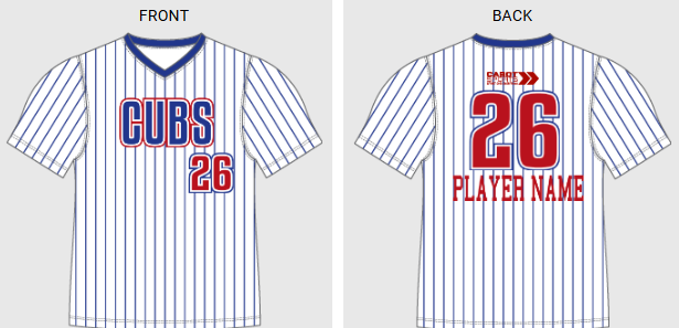 Cabot Sports Baseball Player/Fan Jersey