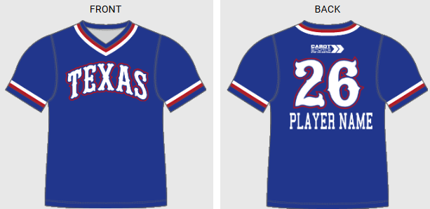 Cabot Sports Baseball Player/Fan Jersey